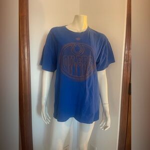 RETRO Blue Oilers Graphic T-Shirt